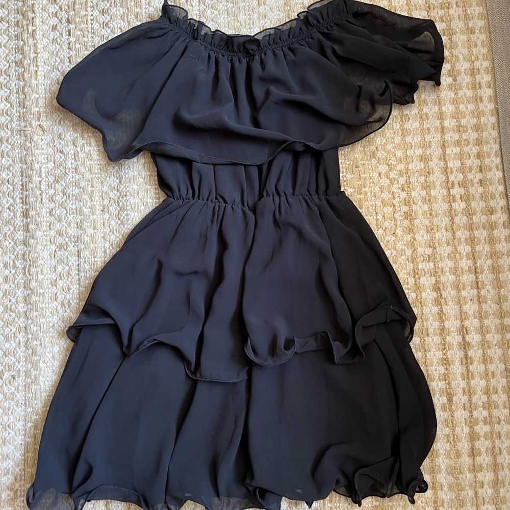 Pretty Little Thing Ruffle Strapless Dress